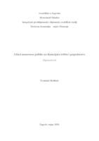 Poveznica na dokument Učinci monetarne politike na financijska tržišta i gospodarstvo
