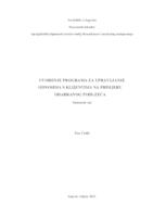 Uvođenje programa za upravljanje odnosima s klijentima na primjeru odabranog poduzeća