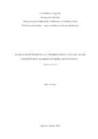 Uloga kontrolinga u marketingu i evaluaciji uspješnosti marketinških aktivnosti