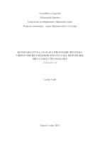 Komparativna analiza provedbe revizija vrhovnih revizijskih institucija Republike Hrvatske i Španjolske