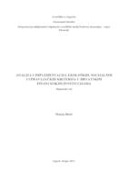 Analiza i implementacija ekoloških, socijalnih i upravljačkih kriterija u hrvatskim financijskim institucijama
