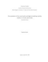The evaluation of the social media and digital marketing used by retailers in Croatia and Jordan