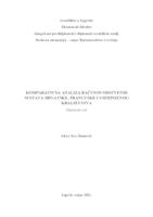 Komparativna analiza računovodstvenih sustava Hrvatske, Francuske i Ujedinjenog Kraljevstva