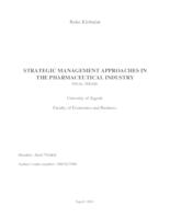 Strategic management approaches in the pharmaceutical industry