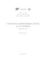 Croatian labor market after EU accession