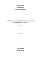 Automatizacija poslovnih procesa pomoću umjetne inteligencije