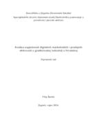 Analiza uspješnosti digitalnih marketinških i prodajnih aktivnosti u građevinskoj industriji u Hrvatskoj