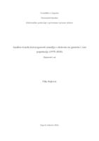 Analiza trenda heterogenosti zemalja s obzirom na gustoću i rast populacije (1970-2020)