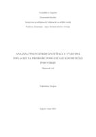 Analiza financijskih izvještaja u uvjetima inflacije na primjeru poduzeća iz kozmetičke industrije