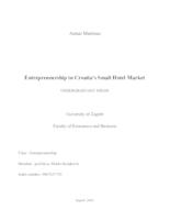 Entrepreneurship in Croatia’s small hotel market