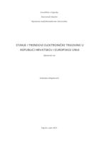 Stanje i trendovi elektroničke trgovine u Republici Hrvatskoj i Europskoj Uniji