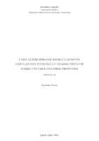 Utjecaj percipiranog rizika i cjenovne osjetljivosti potrošača u odabiru privatne marke unutar kategorije proizvoda