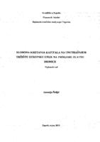 Sloboda kretanja kapitala na unutrašnjem tržištu Europske unije na primjeru Zlatne dionice