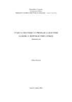 Utjecaj recesije na prodaju luksuznih glisera u Republici Hrvatskoj