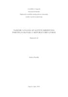 Nadzor i analiza kvalitete kreditnog portfelja banaka u Republici Hrvatskoj