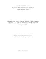 Strategic analysis of wood industry in Croatia based on Porter's five forces