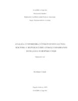 Analiza i usporedba učinkovitosti javnog sektora Republike Hrvatske i odabranim zemljama Europske Unije