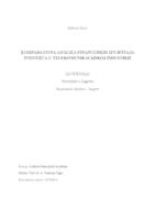 Komparativna analiza financijskih izvještaja poduzeća u telekomunikacijskoj industriji