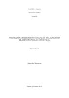 Financijska pismenost i socijalna isključenost mladih u Republici Hrvatskoj