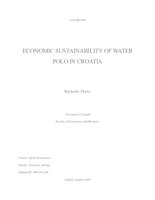 Economic sustainability of water polo in Croatia
