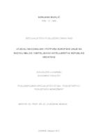 Utjecaj nacionalnih i potpora europske unije na razvoj malog i obiteljskog hotelijerstva Republike Hrvatske
