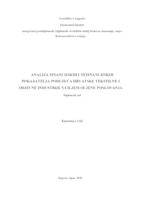 Analiza financijskih i nefinancijskih pokazatelja poduzeća hrvatske tekstilne i odjevne industrije s ciljem ocjene poslovanja