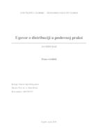 Ugovor o distribuciji u poslovnoj praksi