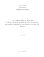 Utjecaj komunikacije ideološki suprotstavljenih neprofitnih organizacija na društvenim mrežama na angažiranost potrošača