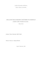 Inflation measurement methods in European Union and United States