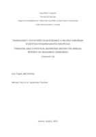Financijsko i statističko izvještavanje u sklopu godišnjih izvještaja osiguravajućih društava