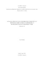 Analiza poslovanja odabranog poduzeća u Republici Hrvatskoj i usporedba s konkurentom iz Europske unije