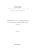 Komparativna analiza poreznih sustava Novog Zelanda i Republike Hrvatske