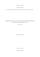 Komparativna analiza financijskih izvještaja osiguravajućih društava