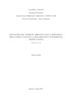 Financiranje visokog obrazovanja u Republici Hrvatskoj i njegova usklađenost s potrebama tržišta rada