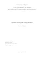 Facebook Privacy and Security Analysis