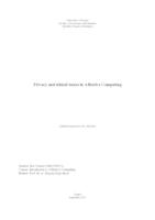 Privacy and ethical issues in affective computing
