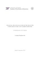 Financial health analysis of the selected companies in the fast fashion industry