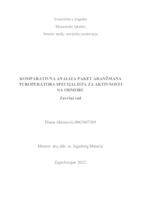 KOMPARATIVNA  ANALIZA   PAKET ARANŽMANA TUROPERATORA SPECIJALISTA ZA  AKTIVNOSTI NA ODMORU