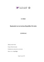 prikaz prve stranice dokumenta REGIONALNI RAZVOJ TURIZMA REPUBLIKE HRVATSKE