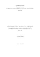 prikaz prve stranice dokumenta Učinci povlačenja sredstava iz europskih fondova na hrvatsko gospodarstvo