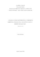 prikaz prve stranice dokumenta Analiza uloge kontrolinga u primjeni održivog poslovanja i izvještavanju o održivom razvoju