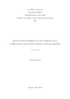 prikaz prve stranice dokumenta Povezanost interesa za suvenirnicama i turističke aktivnosti pomoću Google trends