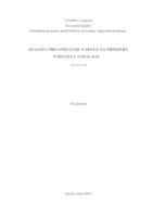 prikaz prve stranice dokumenta Analiza organizacije nabave na primjeru poduzeća Lonia d.d.