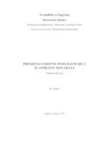 prikaz prve stranice dokumenta Primjena umjetne inteligencije u planiranju događaja