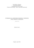 prikaz prve stranice dokumenta Optimizacija logističkih procesa i troškova kroz održivo pakiranje