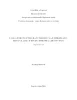 prikaz prve stranice dokumenta Uloga forenzičnog računovodstva u otkrivanju manipulacija u financijskom izvještavanju