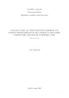 prikaz prve stranice dokumenta Analiza utjecaja neizvjesnosti uzrokovane energetskom krizom iz 2022. godine na dinamiku energetske tranzicije Europske unije