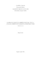 prikaz prve stranice dokumenta Globalni ciljevi za održivi razvoj: Cilj 11 - analiza održivosti gradova Europske unije