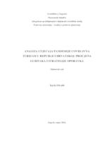 prikaz prve stranice dokumenta Analiza utjecaja pandemije COVID-19 na turizam u Republici Hrvatskoj: procjena gubitaka i strategije oporavka
