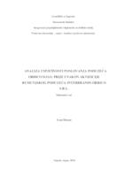 prikaz prve stranice dokumenta Analiza uspješnosti poslovanja poduzeća Orbico d.o.o. prije i nakon akvizicije rumunjskog poduzeća Interbrands Orbico s.r.l.